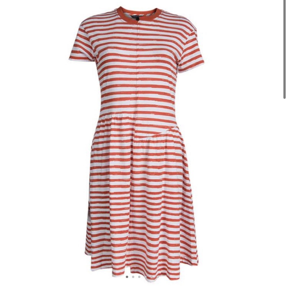 Marc by Marc Jacob’s orange stripped dress
